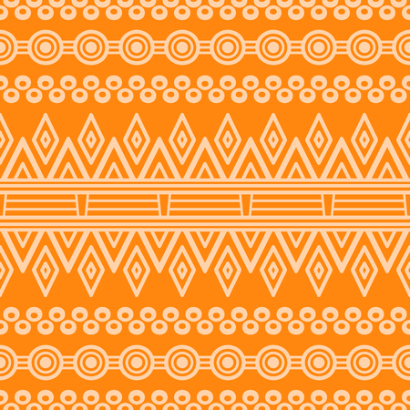 Ethnic floral seamless pattern. Abstract ornamental patternのイラスト素材