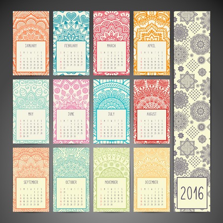 Vintage decorative elements. Ornamental floral business cardsのイラスト素材