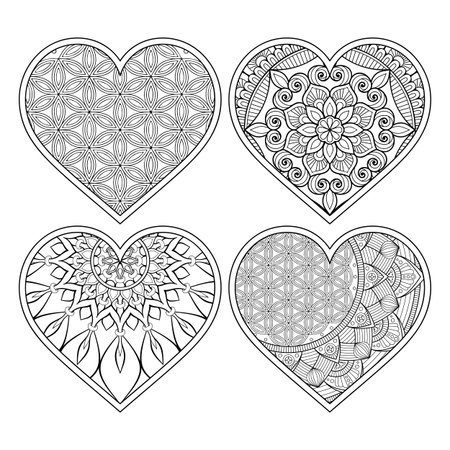 Ornament beautiful  card with mandala. Geometric circle element made in vectorのイラスト素材