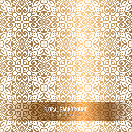 Ethnic floral seamless pattern. Abstract ornamental patternのイラスト素材