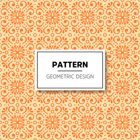 Ethnic floral seamless pattern. Abstract ornamental patternのイラスト素材