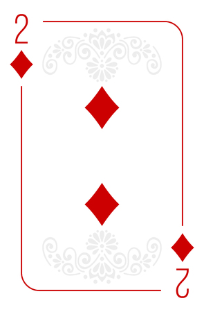 Poker cards full set four color classic designのイラスト素材