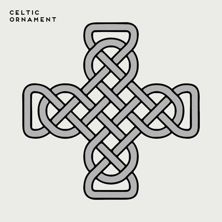 Ethnic vector celtic ornament. Abstract ornamental patternのイラスト素材