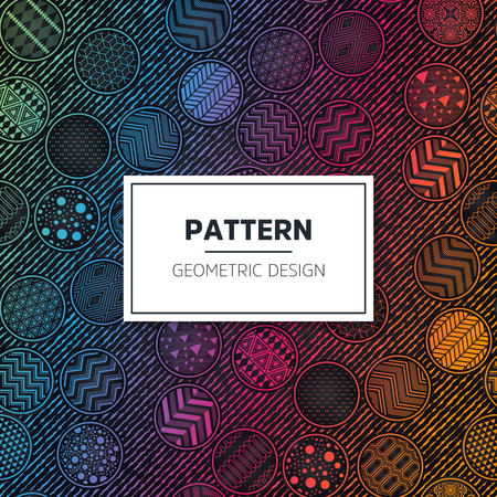 Ethnic floral seamless pattern. Abstract ornamental patternのイラスト素材