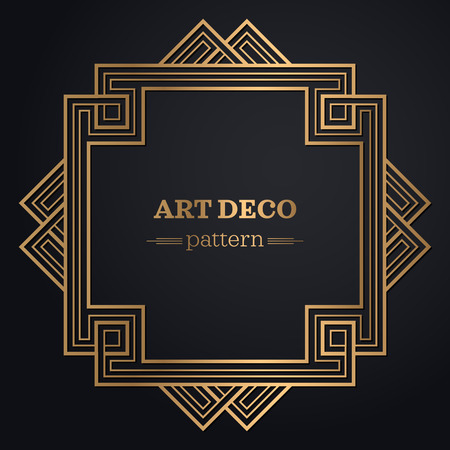 gatsby art deco background. abstract geometric designのイラスト素材