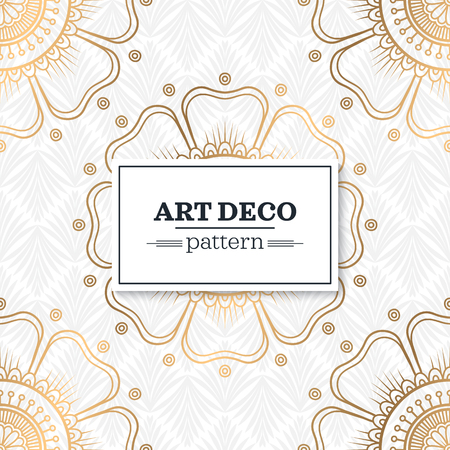 Vector indian Mandala backgroundのイラスト素材