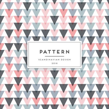 Scandinavian seamless patternのイラスト素材