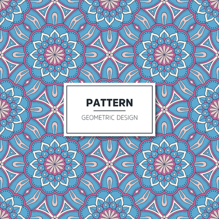 Ethnic floral pattern designのイラスト素材