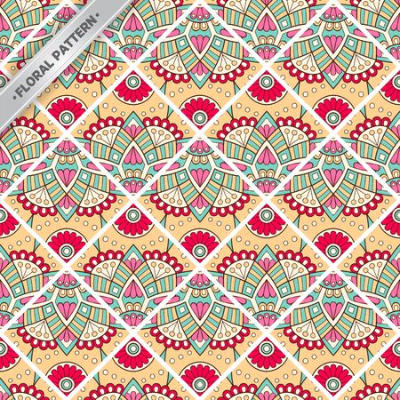 Seamless pattern tileのイラスト素材