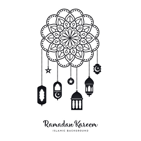 Ramadan vector backgroundのイラスト素材