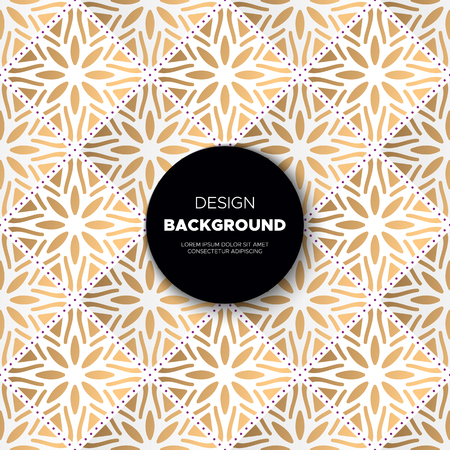luxury ornamental mandala design background in gold color vectorのイラスト素材