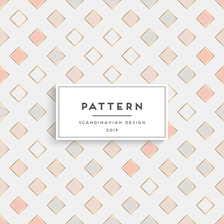 Scandinavian seamless patternの写真素材