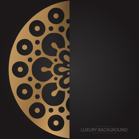 Ornament beautiful background Geometric circle element made in vectorのイラスト素材