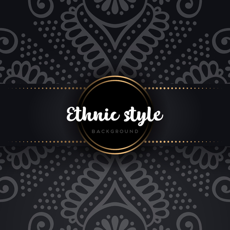 Ornament beautiful background Geometric circle element made in vectorのイラスト素材