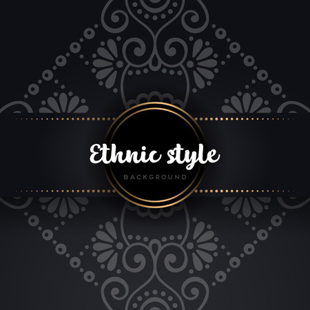 Ornament beautiful background Geometric circle element made in vectorのイラスト素材