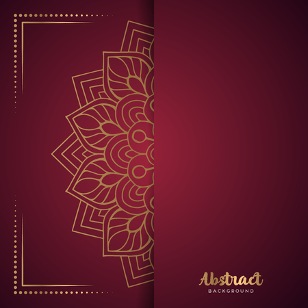Vector business cards. Vintage decorative elements with mandala.のイラスト素材