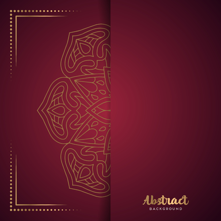 Vector business cards. Vintage decorative elements with mandala.のイラスト素材