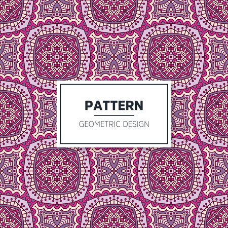 Seamless mandala islamic pattern. Vintage islamic elementsのイラスト素材