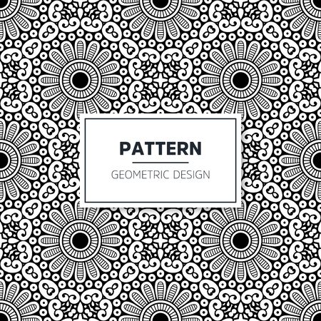 Seamless mandala islamic pattern. Vintage islamic elementsのイラスト素材
