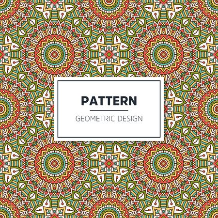 Seamless mandala islamic pattern. Vintage islamic elementsのイラスト素材