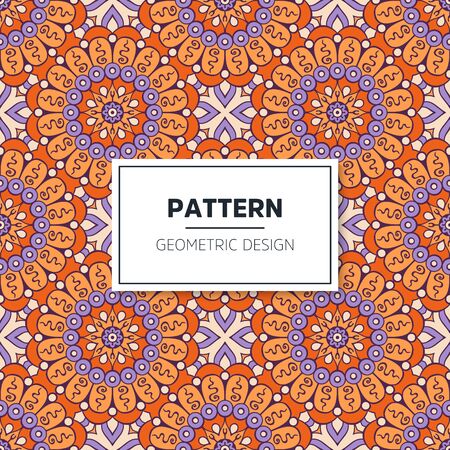 Seamless mandala islamic pattern. Vintage islamic elementsのイラスト素材