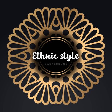 indian Mandala designのイラスト素材