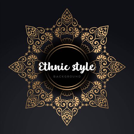 indian Mandala designのイラスト素材