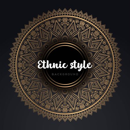 indian Mandala designのイラスト素材