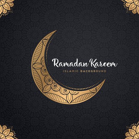 beautiful ramadan kareem design with mandalaのイラスト素材