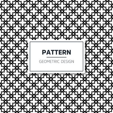 Seamless geometric pattern in op art design. Vector art.のイラスト素材