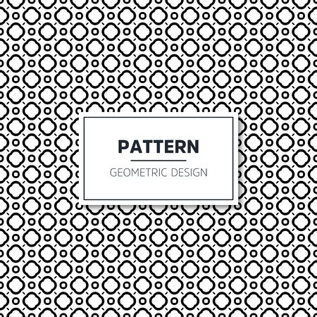 Seamless geometric pattern in op art design. Vector art.のイラスト素材