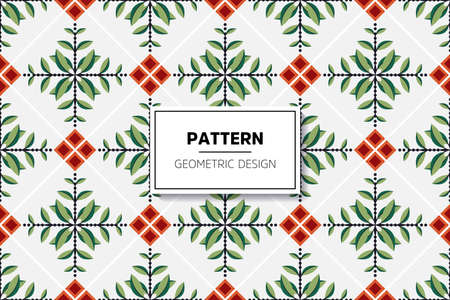 floral seamless pattern with blooming flowersのイラスト素材