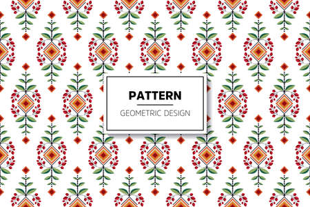 floral seamless pattern with blooming flowersのイラスト素材