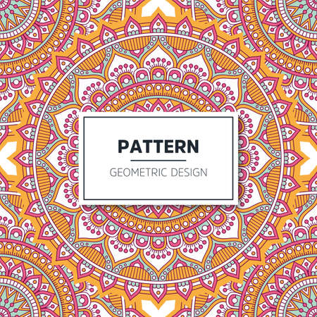 luxury ornamental mandala design backgroundのイラスト素材