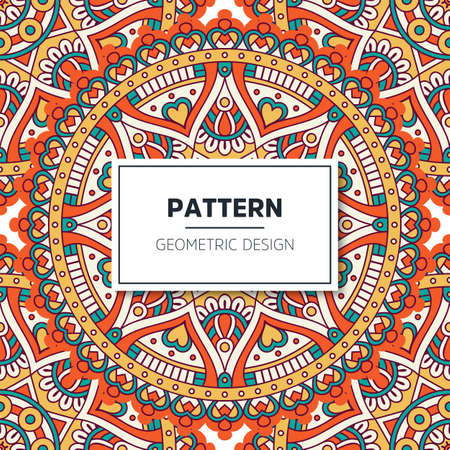 luxury ornamental mandala design backgroundのイラスト素材