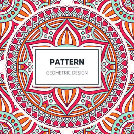 luxury ornamental mandala design backgroundのイラスト素材