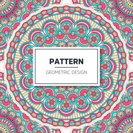 luxury ornamental mandala design backgroundのイラスト素材