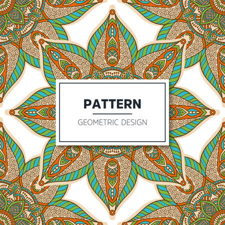 luxury ornamental mandala design backgroundのイラスト素材