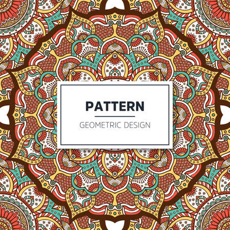 luxury ornamental mandala design backgroundのイラスト素材