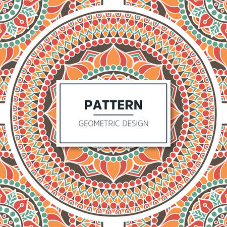 luxury ornamental mandala design backgroundのイラスト素材