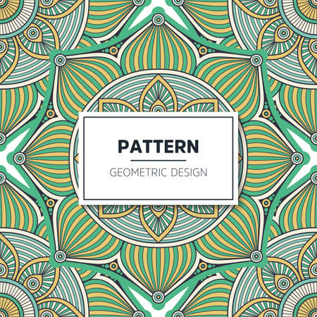 luxury ornamental mandala design backgroundのイラスト素材