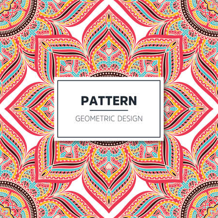 luxury ornamental mandala design backgroundのイラスト素材