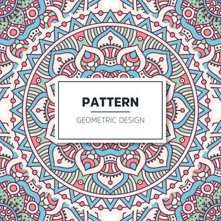 luxury ornamental mandala design backgroundのイラスト素材