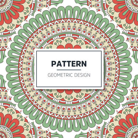 luxury ornamental mandala design backgroundのイラスト素材