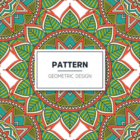 luxury ornamental mandala design backgroundのイラスト素材