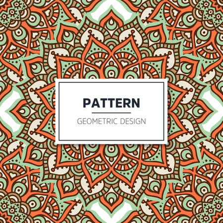 luxury ornamental mandala design backgroundのイラスト素材