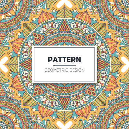 luxury ornamental mandala design backgroundのイラスト素材