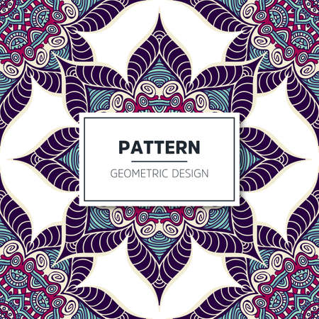 luxury ornamental mandala design backgroundのイラスト素材