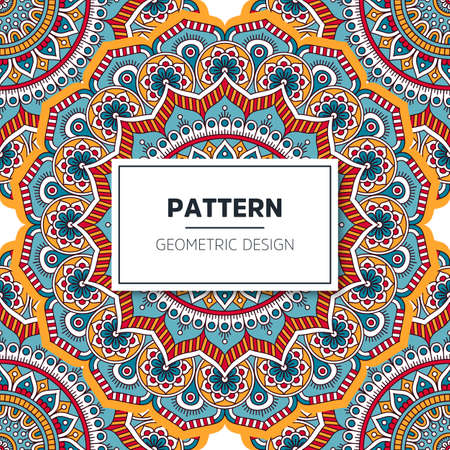 luxury ornamental mandala design backgroundのイラスト素材