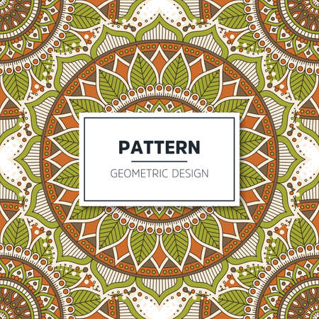 luxury ornamental mandala design backgroundのイラスト素材